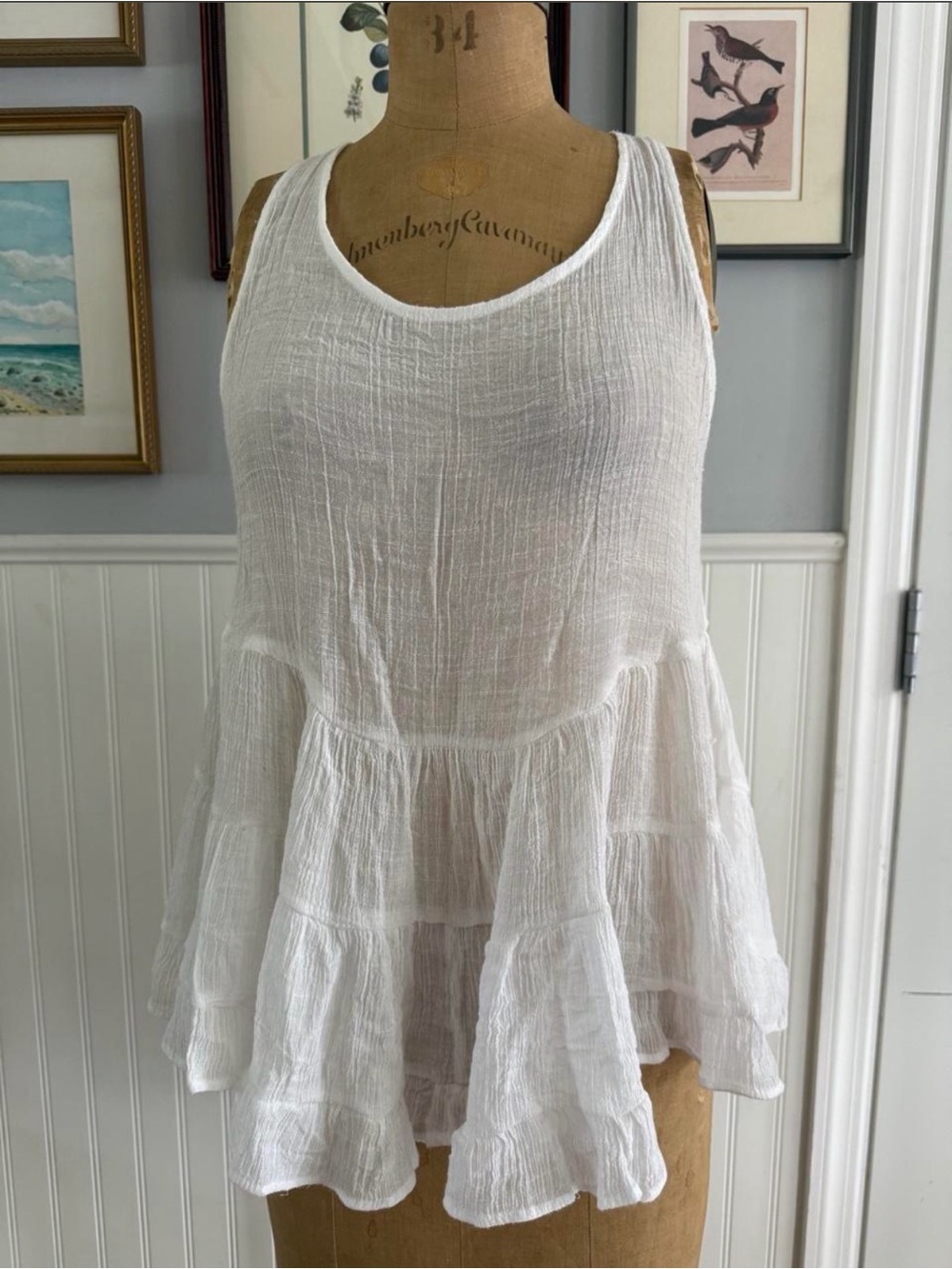 Urban Outfitters Flowy Sheer Tank Top